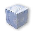White Snowflakes - One Piece Gift Boxes (2" x 2" x 2")