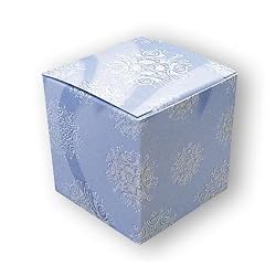 White Snowflakes - One Piece Gift Boxes (2" x 2" x 2")