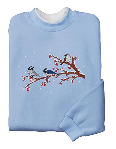 Birds On a Winter Branch Sweatshirt