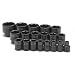 SK Hand Tools 4039 19-Piece 1/2-Inch Drive 6 Point Standard Fractional Impact Socket Set