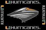Miami Hurricanes ( University Of ) NCAA 3x5 Area Rug