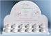 Club Pack of 24 Porcelain Baby Keepsake Boxes With Rosaries