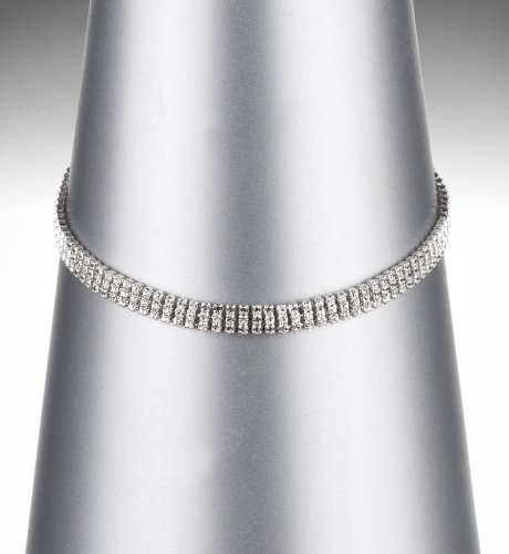 3 Row Crystal Necklace
