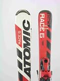 Atomic Race 6 Used Kids Snow Ski with Salomon Binding 130 C Missing Tips