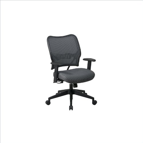 Office Star VERA Deluxe Chair, Charcoal
