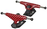 Grind King Low (Set of 2) Skateboard Trucks - 5.0 Inch - Checkers Hanger / Black Base