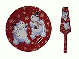 Buy Snowman Cake Plate/Server Plate with Serving Knife Knowing God: Walking through the Book of Books