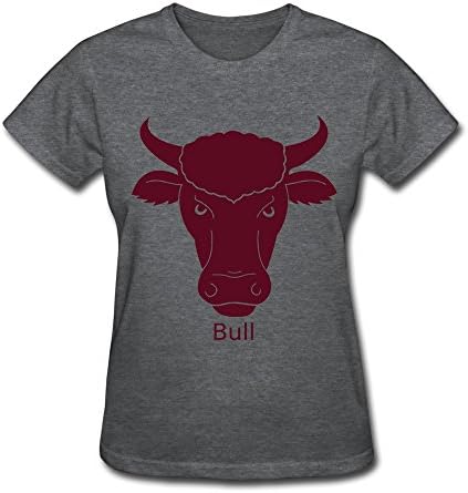 Designed Girls' Tshirt Funny Bull Red XXL DeepHeather