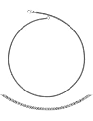 Platinum Franco 2.9mm Bracelet 7.25 Inch