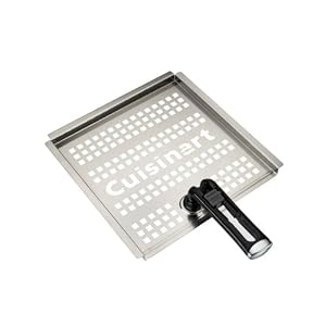 Cuisinart CGT-110 12 x 12-Inch Stainless Steel Grilling Platter with Removable Handle by Cuisinart Grilling Tools