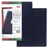 GBC Leather Look Premium Presentation Covers, Binding Covers, Non-Window, Rounded Corners, Black, 200 Pieces Per Box (2000712)