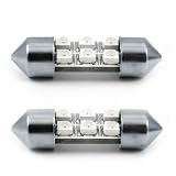 41RMRgUmL0L. SL160  Oracle Lighting 31MM6LSMDB Blue 31mm 6 LED SMD Festoon Bulb   Pair