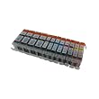 12 Pack. Compatible Cartridges for Canon PGI-220 and CLI-221. Includes Cartridges for 4ea PGI-220 Black + 2ea CLI-221 Black + 2ea CLI-221 Cyan + 2ea CLI-221 Magenta + 2ea CLI-221 Yellow.