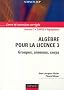 Alg�bre pour la licence 3 : Groupes, anneaux, corps