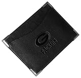 NFL Green Bay Packers Debossed Black Leather Pocket Jotter
