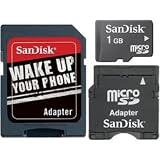 Electronics : Sandisk MicroSD 1024mb w/ 3 in 1 adapter