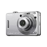 Sony Cyber-shot DSC-W55 Digital Camera - Silver (7.2MP, 3x Optical Zoom) 2.5'' LCD