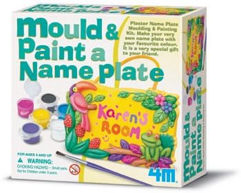 Mould and Paint a Name Plate Plaster Moulding & Painting Kit