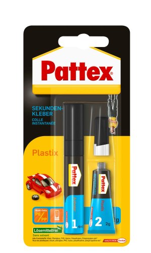 Pattex PSA1C Sekundenkleber Plastik fl&uuml;ssig 2 g - 4 ml