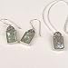 Jewelry : Single Spiral Silver and Roman Glass Necklace and Earrings (Israel)