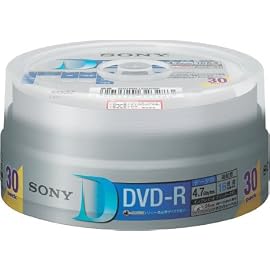 Sony DVD-R 4.7GB データ用 16倍速対応 スピンドルケース ホワイトプリンタブル 30枚パック 30DMR47HPPH