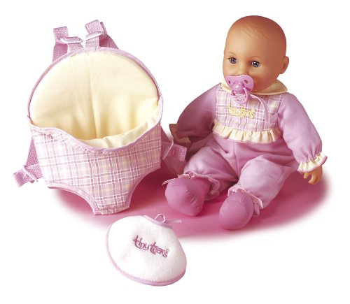 Childrens Toyshop  Toys : Tender Tiny Tears with Baby Carrier