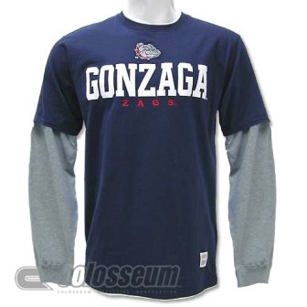 Buy Gonzaga Bulldogs NCAA T-shirt Long Sleeve Combo by Colosseum Athletics