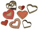 Heart Cookie Cutters, Set of 5