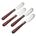 Rosanna Bordeaux Napoleon Paté Knives, Set of 4