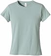 ECOnscious Women's 100% Organic Cotton Short Sleeve Tee (Sky, Small)