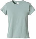 ECOnscious Women's 100% Organic Cotton Short Sleeve Tee (Sky, Small)