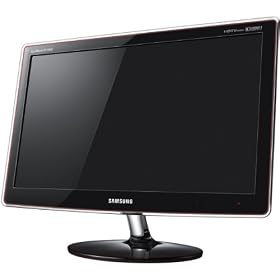 Samsung P2770HD 27 inch Widescreen Ecofit Monitor with Digital TV Tuner (DCR, Full HD, Dolby Digital Plus, HDMI/DVI) - Gloss Black