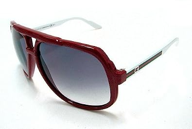 Buy GUCCI 1622 S Sunglasses 1622S Red White HD8 LF Shades by Gucci