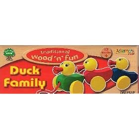Traditional Wood 'n' Fun Duck Family, Wooden Toys