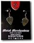 Kiss Mini Guitar Picks Dangle Ear Rings