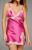 Mary Green Stretch Silk Satin Doll Chemise with Lace (SD19)