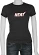 Miami Heat Swarovski Crystals Women's Ringer T-Shirt