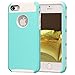 iPhone 5S Case, iPhone 5 Case,iPhone SE Case, BAROX Slim Armor Shockproof Dual Layer Impact Protective Cover for iPhone 5 5S SE(Blue-White)