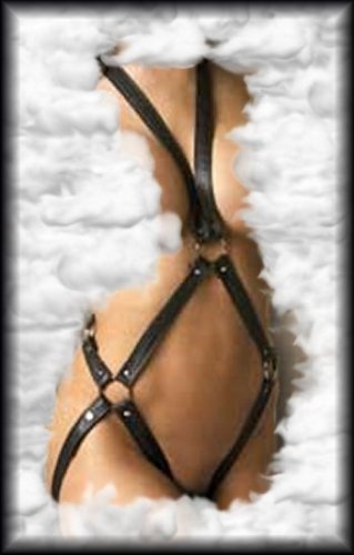 Unique Leather Strap Harness Fully Adjustable One Size