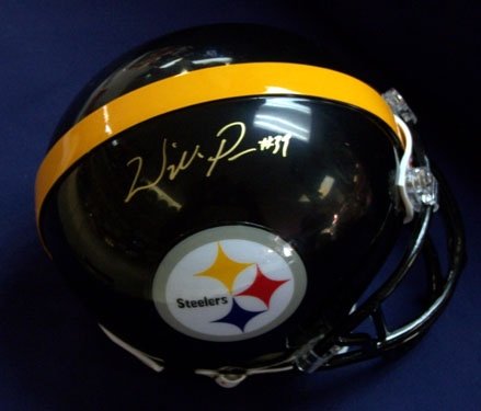 Willie Parker Mini Helmet Autographed/Hand Signed Pittsburg Steelers