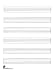 Writing Pad No. 15: 6-stave (Extra Wide): Passantino Manuscript Paper (Music Writing Pads)(fits 3 ring binder)