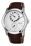 Ebel Mens 9300F61/6335P86US Classic Hexagon Silver Big Time Dial Watch