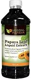 Papaya Leaf Extract (Paw-paw) Liquid - 16oz, 100% Alcohol Free by Herbal Papaya