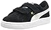 PUMA Suede Classic 2-Strap Sneaker  , Black/White, 11 M US Little Kid