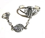 Slave Bracelet Made in USA 3 Pc Dreamcatchers in Native American Style