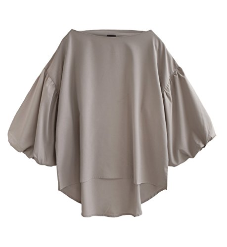 （ミミメメット）MIMIMEMET ドロップパフスリーブ プルオーバーブラウス