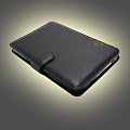 Rasfox Signature Genuine Leather Cover Case For Amazon kindle 3 & Kindle Keyboard -- Black + Free Screen Protector Film