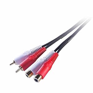 【クリックで詳細表示】8ONE オーディオコード ピンプラグ2本-ピンジャック2本 3m延長 EAC-830