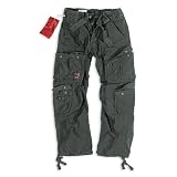 Surplus Airborne Vintage Trousers, SCHWARZ