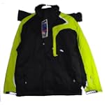 Mens TRESPASS Black Thermal Waterproof Ski Jacket